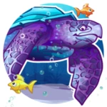 3d underwater world android application logo